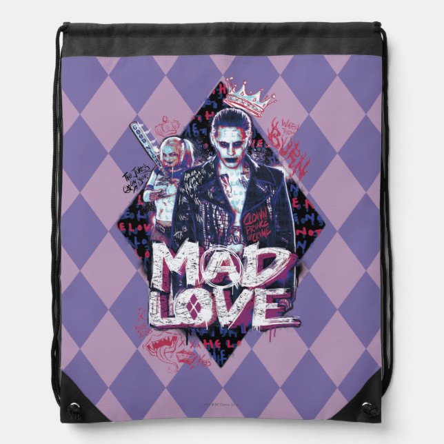 Suicide Squad | Mad Love Drawstring Bag (Front)