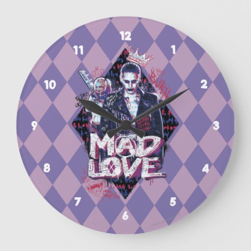 Suicide Squad  Mad Love Large Clock