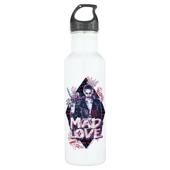 Suicide Squad | Mad Love Stainless Steel Water Bottle (Front)