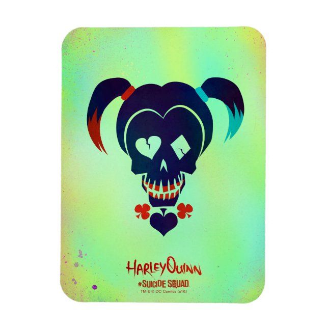 Suicide Squad | Mr. Harley Quinn Head Magnet (Vertical)