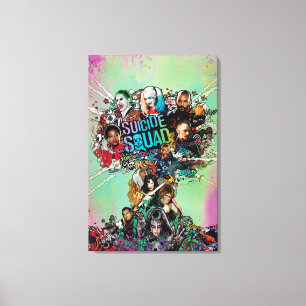 Suicide Squad   Mushroom Cloud Explosion Canvas Print