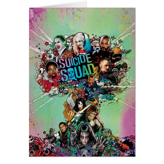 Suicide Squad | Mushroom Cloud Explosion Cards (Front)