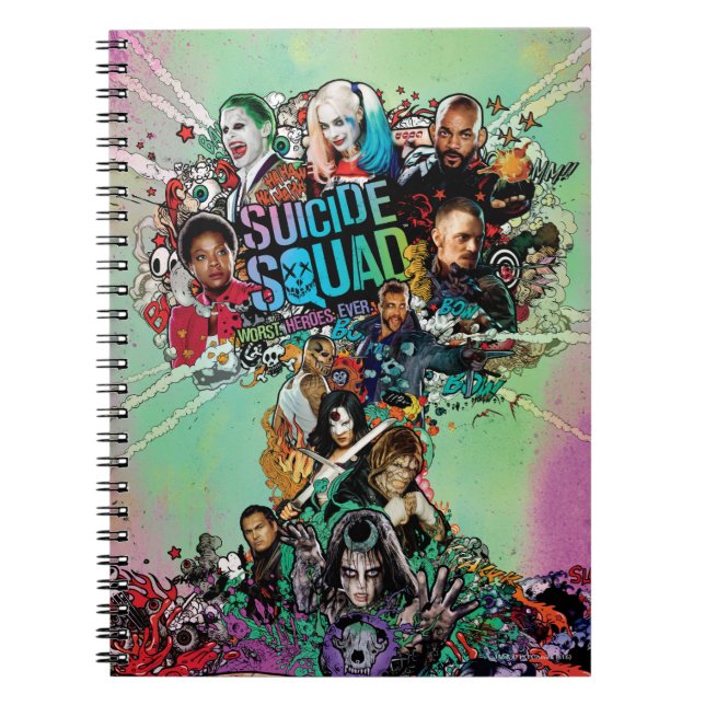 Suicide Squad | Mushroom Cloud Explosion Notebook (Front)