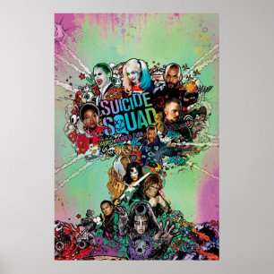 Suicide Squad   Mushroom Cloud Explosion Poster
