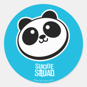 Suicide Squad   Panda Purveyors Logo Classic Round Sticker