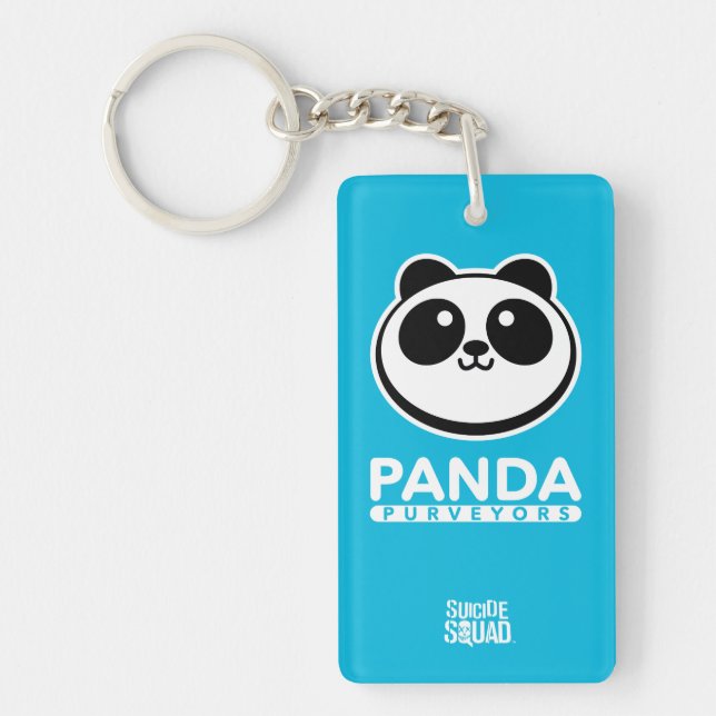 Suicide Squad | Panda Purveyors Logo Keychain (Front)