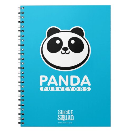 Suicide Squad  Panda Purveyors Logo Notebook
