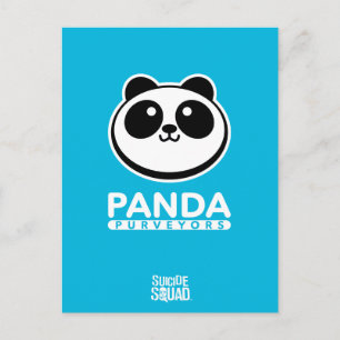 Suicide Squad Panda Purveyors Logo Postcard