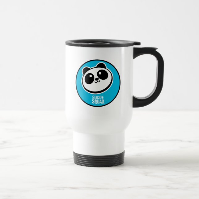 Suicide Squad | Panda Purveyors Logo Travel Mug (Right)