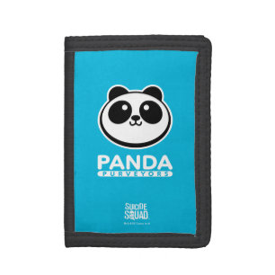 Suicide Squad Panda Purveyors Logo Trifold Wallet