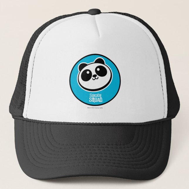 Suicide Squad | Panda Purveyors Logo Trucker Hat (Front)