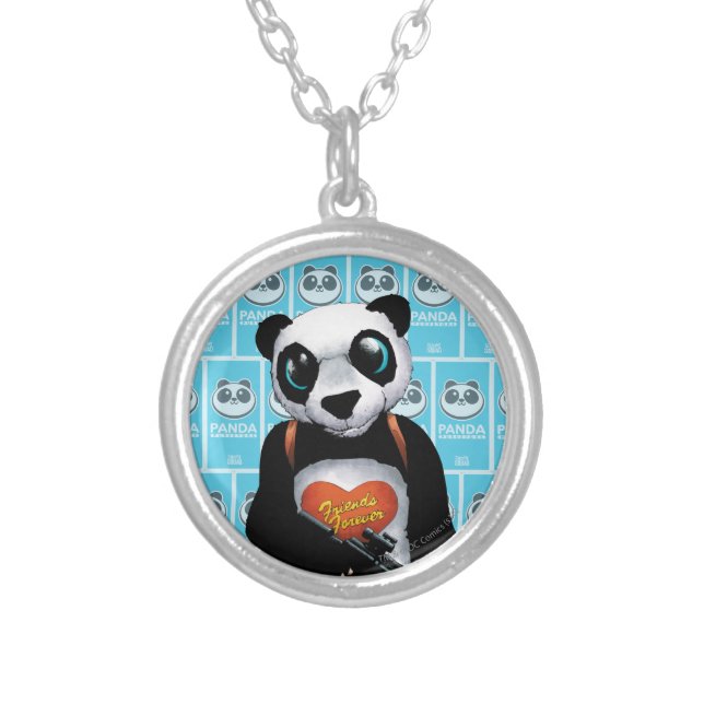 Suicide Squad | Panda Silver Plated Necklace (Front)