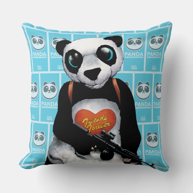 Suicide Squad | Panda Throw Pillow (Front)