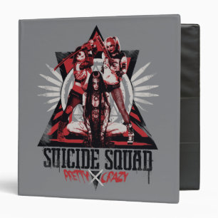 Suicide Squad Pretty Crazy Squad Girls Binder