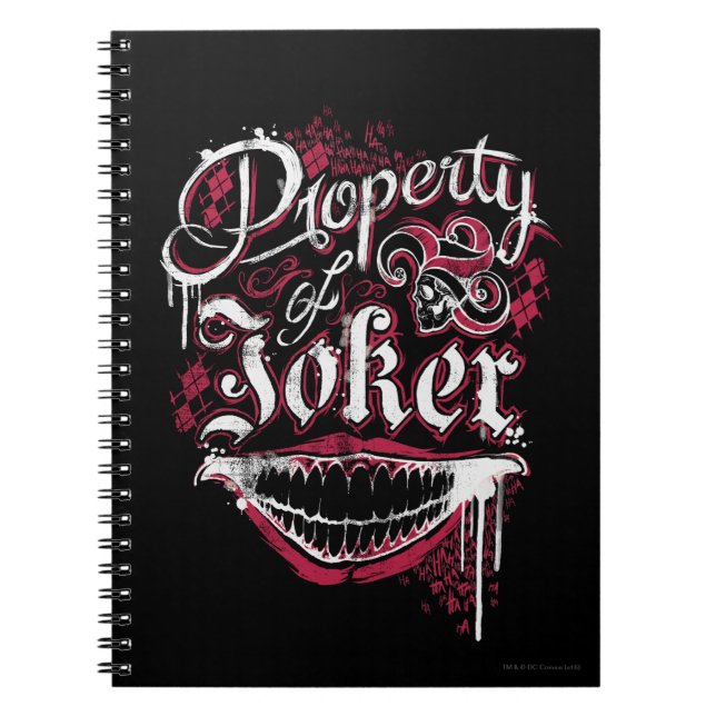 Suicide Squad | Property of Joker Notebook (Front)