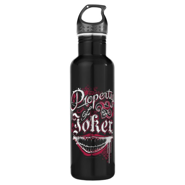 Suicide Squad | Property of Joker Stainless Steel Water Bottle (Front)