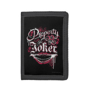 Suicide Squad Property of Joker Trifold Wallet