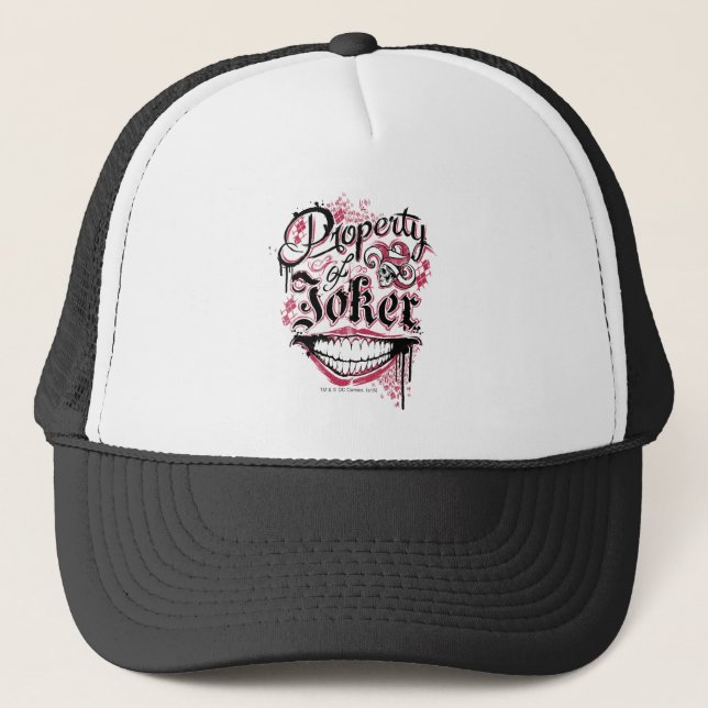 Suicide Squad | Property of Joker Trucker Hat (Front)