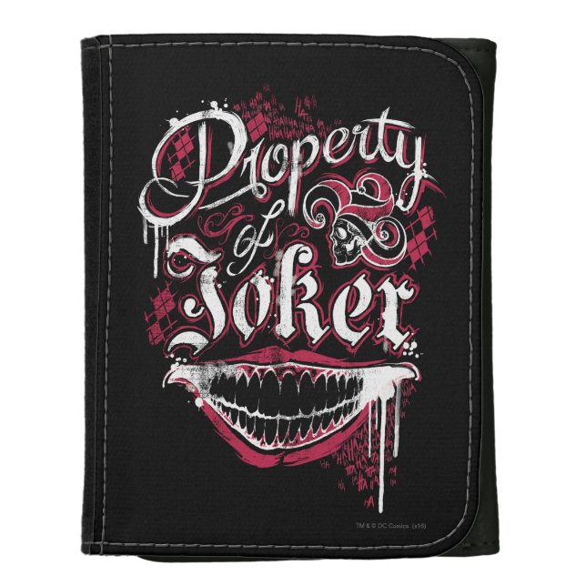 Suicide Squad | Property of Joker Wallet (Front Vertical)