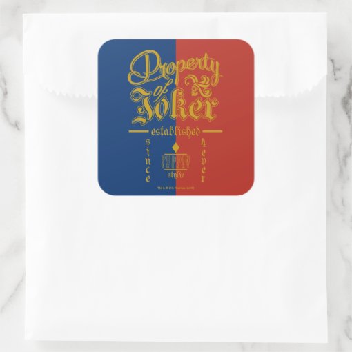 Suicide Squad Puddin Freaky Square Sticker Zazzle