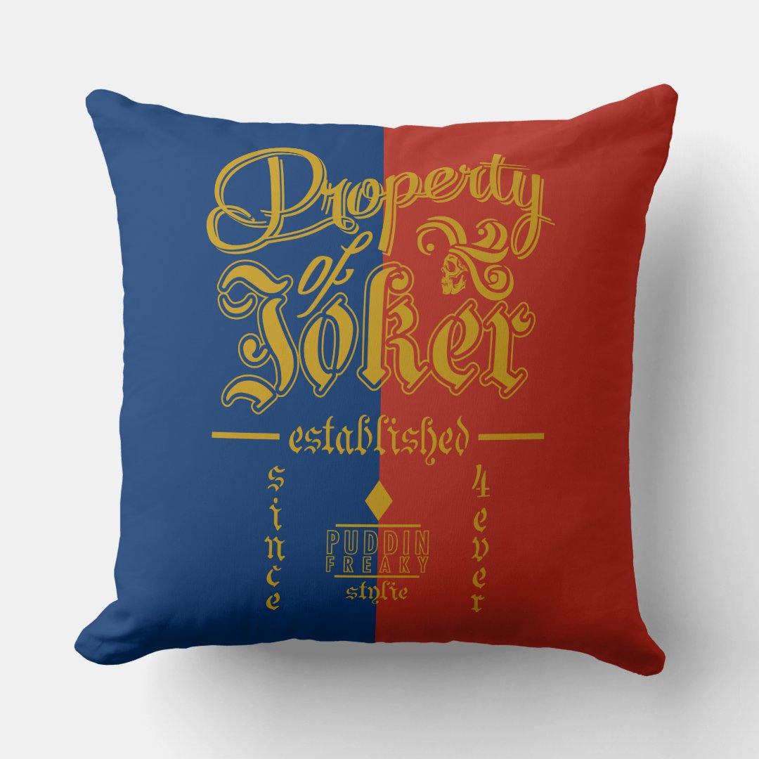 Suicide Squad Puddin Freaky Throw Pillow Zazzle