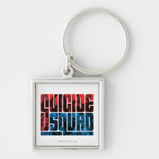 Suicide Squad | Red and Blue Logo Keychain