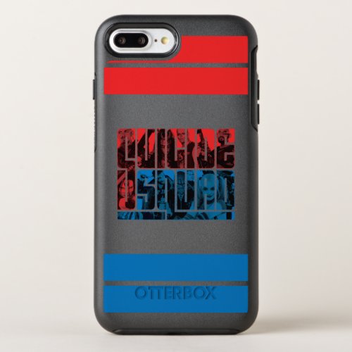 Suicide Squad  Red and Blue Logo OtterBox Symmetry iPhone 8 Plus7 Plus Case