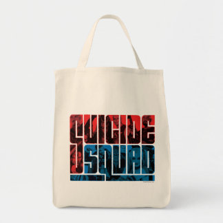 Suicide Squad | Red and Blue Logo Tote Bag
