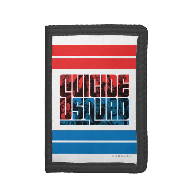 Buckle-Down Suicide Squad Zip Clutch Wallet - Licensed DC Comics Woven Nylon Wristlet (8" X 5")