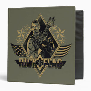 Suicide Squad   Rick Flag Badge Binder