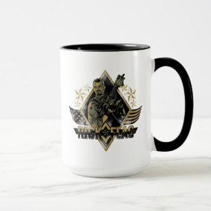 Suicide Squad Rick Flag Badge Mug