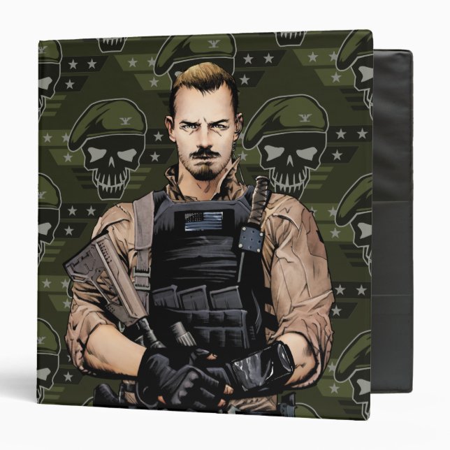 Suicide Squad | Rick Flag Comic Book Art Binder (Front/Inside)
