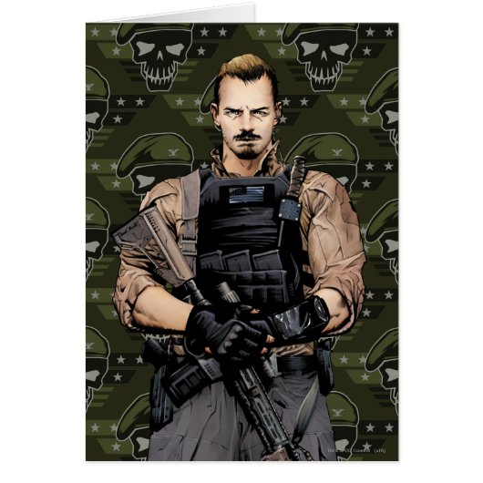 Suicide Squad | Rick Flag Comic Book Art Cards (Front)