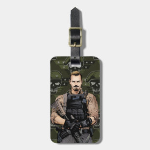 Suicide Squad Rick Flag Comic Book Art Luggage Tag