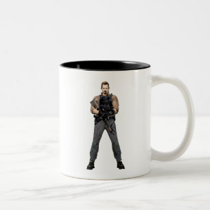 Suicide Squad   Rick Flag Comic Book Art Two-Tone Coffee Mug