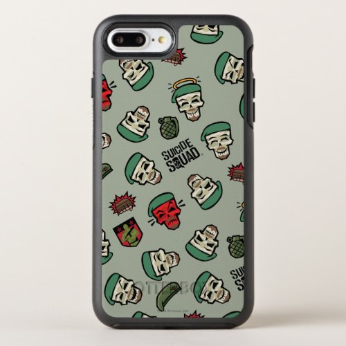 Suicide Squad  Rick Flag Emoji Pattern OtterBox Symmetry iPhone 8 Plus7 Plus Case