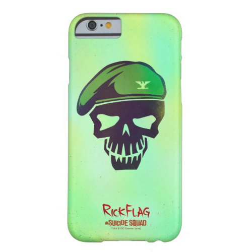 Suicide Squad  Rick Flag Head Icon Barely There iPhone 6 Case