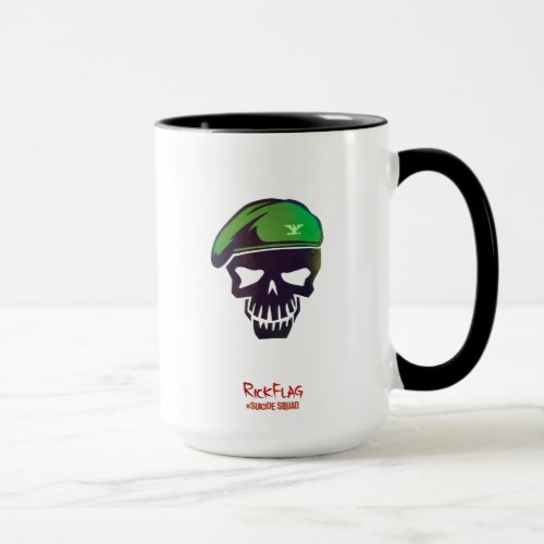 Suicide Squad  Rick Flag Head Icon Mug