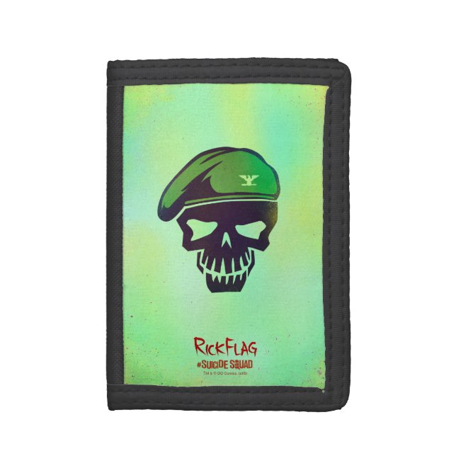 Suicide Squad | Rick Flag Head Icon Wallet (Front Vertical)