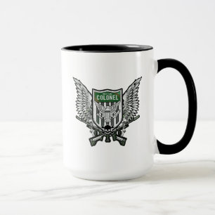 Suicide Squad   Rick Flag Winged Crest Tattoo Art Mug