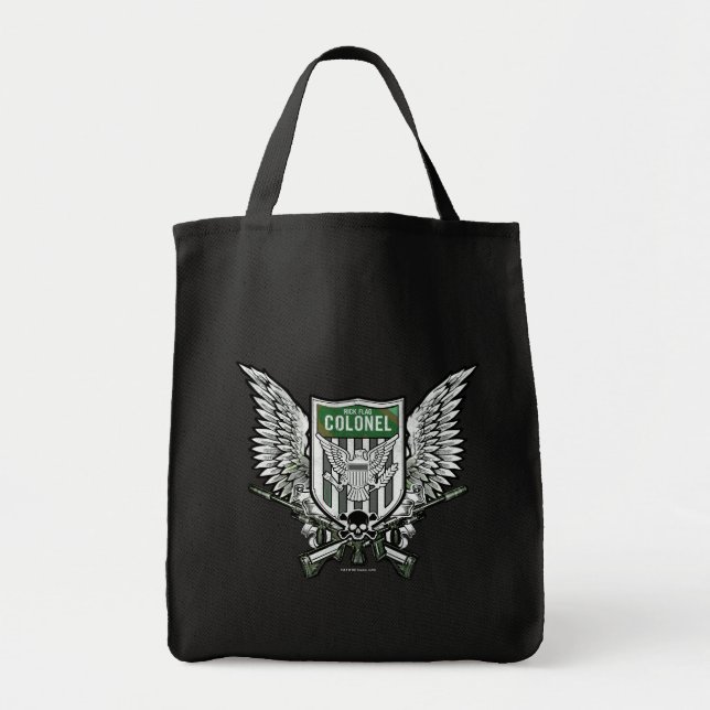 Suicide Squad | Rick Flag Winged Crest Tattoo Art Tote Bag (Front)