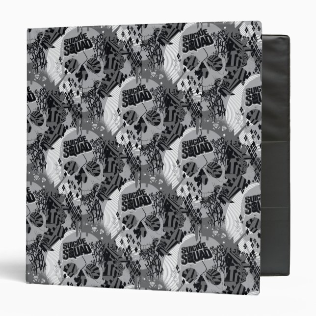Suicide Squad | Skull Pattern Binder (Front/Inside)