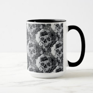 Suicide Squad Skull Pattern Mug
