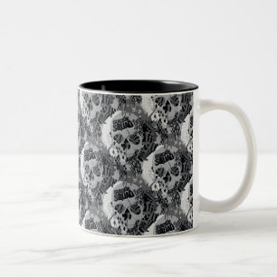Suicide Squad   Skull Pattern Two-Tone Coffee Mug