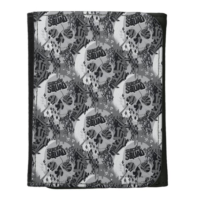 Suicide Squad | Skull Pattern Wallet (Front Vertical)