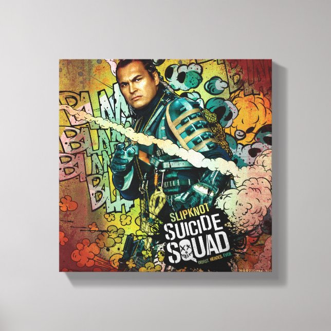 Suicide Squad | Slipknot Character Graffiti Canvas Print (Front)