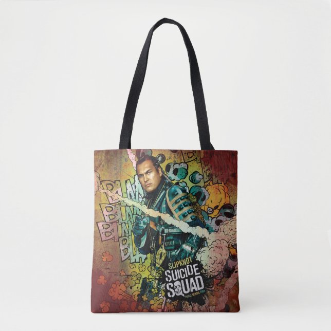 Suicide Squad | Slipknot Character Graffiti Tote Bag (Front)