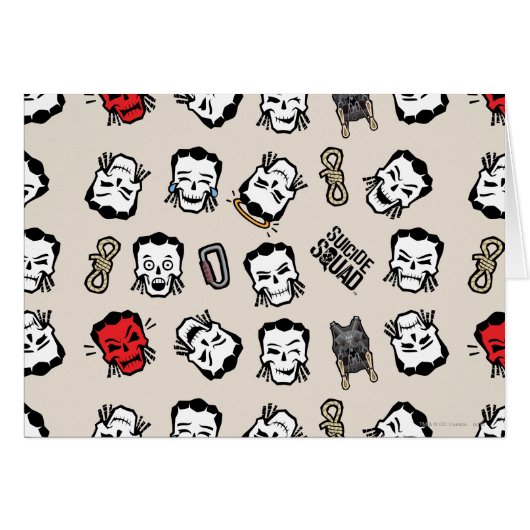 Suicide Squad | Slipknot Emoji Pattern Cards (Front Horizontal)