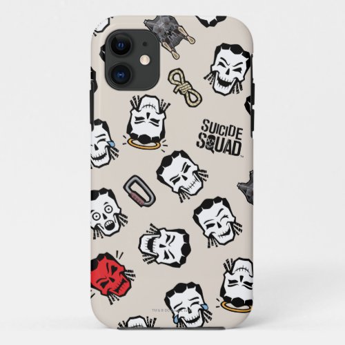 Suicide Squad  Slipknot Emoji Pattern iPhone 11 Case