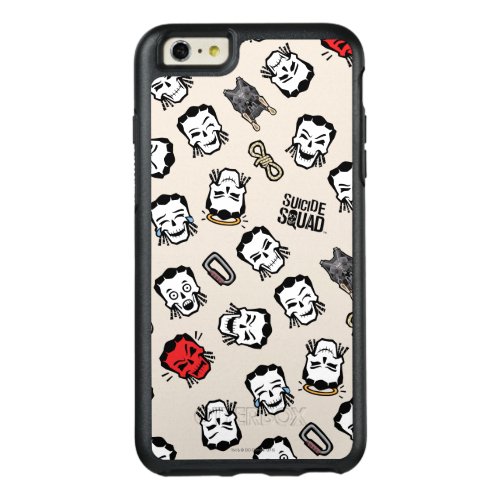 Suicide Squad  Slipknot Emoji Pattern OtterBox iPhone 66s Plus Case